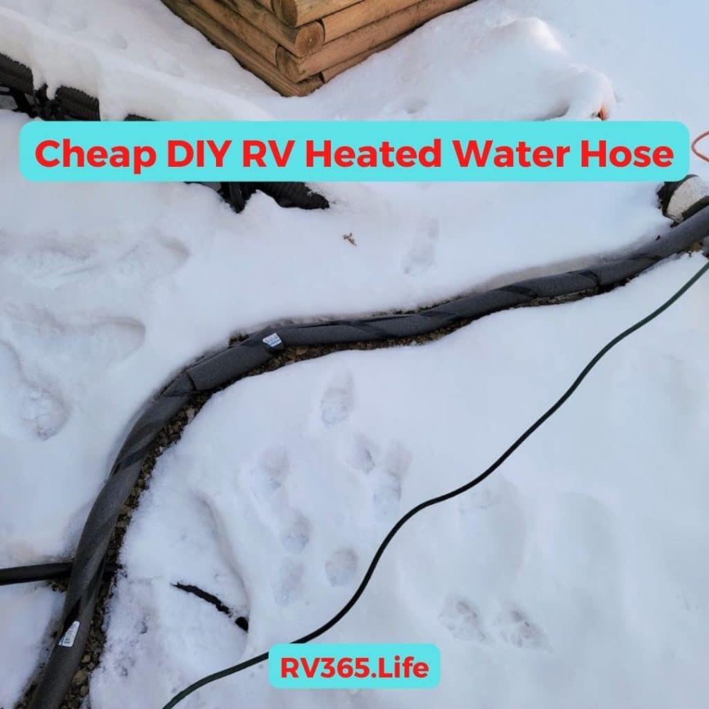 Cheap DIY RV Heated Water Hose
